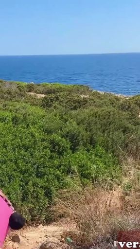 Iconic moment from &quot;German anal tranny date outdoor on holiday in Mallorca&quot;