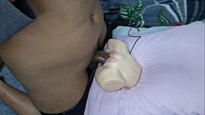 Fucking the realistic doll