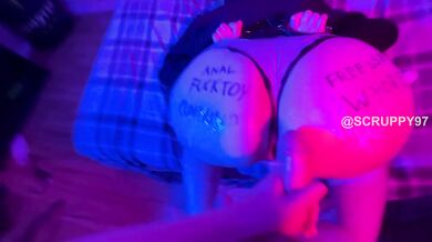 HUGE ASS GETS FREE USE POUNDING IN BOTH HOLES