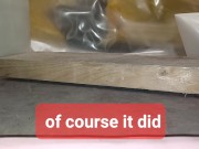 Mint Tin Jumped on Crushed Flat by my 89kg size 11 boots