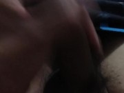 Playing with my dick, Tremenda corrida