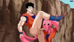 Gohan destroyed by Majin Boo in raw gay yaoi sexanime