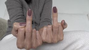 Lady Victoria Valente - Sexy Painted Fingernails