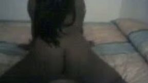 My chocolate GF shakes her big juicy ass like jello