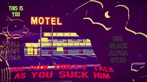 talking dirty to you as you suck off a big black cock