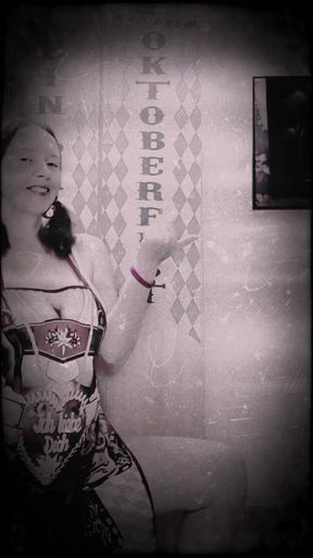 Mistress Dana&#039;s Vintage Hollywood Tease: Transparent Panties in Black-and-White Glamour