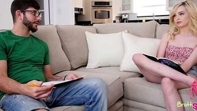 My sexy stepsister taught me the art of oral pleasure!