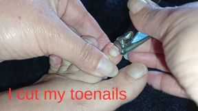 I cut my toenails