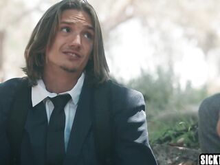 Large butt teen Lexi Lore gave a consummate blow job and hawt teen enjoyed hardcore anal-act of love in front of ghost