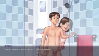 Debbie New Bath and Bed Scenes - Summertime Saga New Version Cookie jar Sex Animation Ep 10