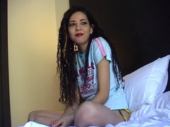 Hot redhead amateur teen girl riding and jerking boyfriend