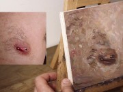 JOI OF PAINTING EPISODE 73 - Nipple Play Details