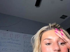 Close up on sexy pussy of masturbating girl