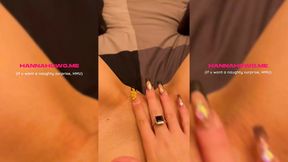 POV Girl TRY TO FLOOD HER BED Fingering herself