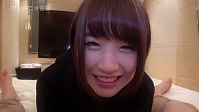 Blowjob アtルまて舐め散らかすアイトル級に可愛い童顔美女のフェラチオ