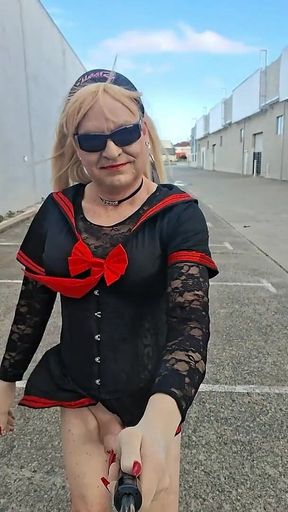 Sissymandy Red Sailor Dress