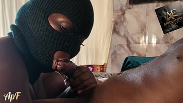 Deep throat blowjob gets smoothly nasty (black whore bj black cock)