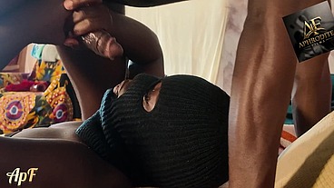 Deep throat blowjob gets smoothly nasty (black whore bj black cock)