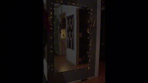 Going to town, having a walk in public.