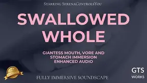 Giantess Swallows Tiny Lover in ASMR Fantasy