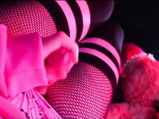See this Femboy shoot some precious cum!