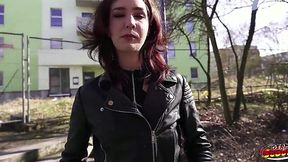 German Scout Bangs the Fuck Out of Skinny Redhead Teen Scarlett Spark, Makes Her Eyes Roll with Massive Orgasm