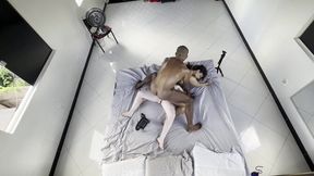 Two lesbian girls suck each other off and fuck in front of me.