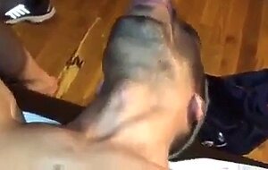 Amateur Latin Guy Takes a Big Cock Deep Throat