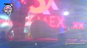 nikki montero mexico transgender party semi naked with fans and friends