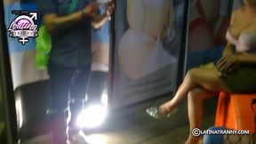 nikki montero mexico transgender party semi naked with fans and friends