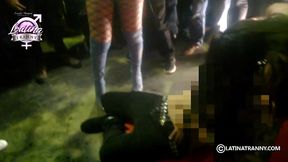 nikki montero mexico transgender party semi naked with fans and friends