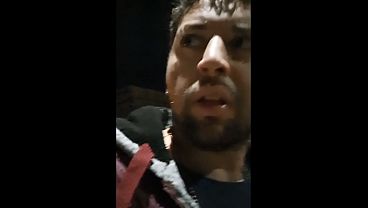 After Brazil'_s victory, I went out looking for a cock and found a black cock to suck.