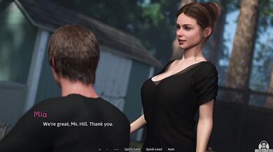 Summer Heat #54 big tits milf shaved closeup gameplay