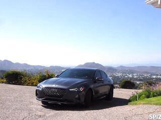 Breasty Leana Lovings Rides BBC Biggest Jock After Twat Licking