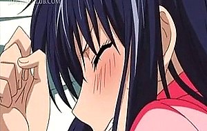 Slutty teen hentai girl gets mouth filled with big dick