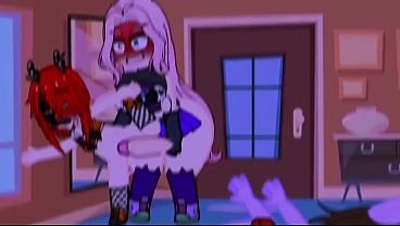 Carol futa fudendo uma prostituta(Sombra) e uma vadia(Danaramor) {Gacha Club}