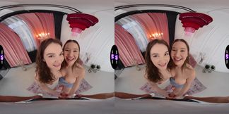 Two Sluts One Cock - Besties Share a Thick Cum Load - TeenMegaWorld