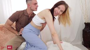 The babe decides to have deep anal sex