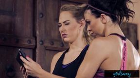 GIRLSWAY Adriana Chechik's Yoga Turns Them Into Squirters