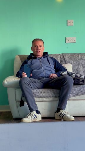 Risky Barber Shop Cum Rubbing to Orgasm with People Nearby