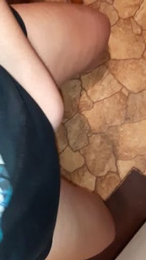 While my stepmother was washing the dishes, I cum - IkaSmokS