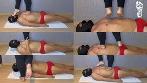 Juliette_RJ sweaty after working out rewarding her slave with a Hard Trampling FOR MOBILE DEVICES USERS - TRAMPLING - HARD TRAMPLING - FOOT SLAVE - FOOT FETISH - FOOT WORSHIP - TOES SUCKING - BBW QUEEN - FEMDOM - MALE SUBMISSION - SWEATY - SLOW MOTION JUM