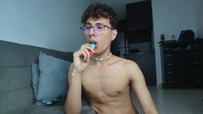 Watch How This Boy with a Big Cock Ejaculates