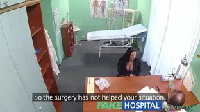 Desperate milf seduces doctor for cash