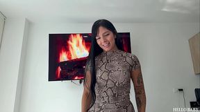 Daniela comes home with a pleasant surprise in her ASS - Daniela Ortiz