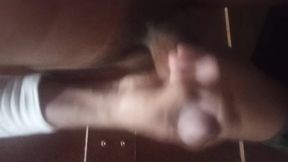 Boy mastrabition coock in lock room alone enjoying cock sperms