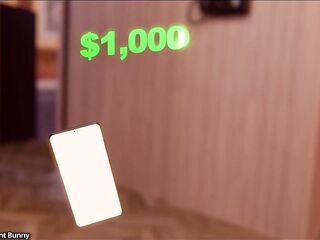 Airi's Growth Stream (Giantess futanari growth animation)