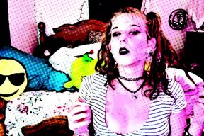Comic Smoking Boobs