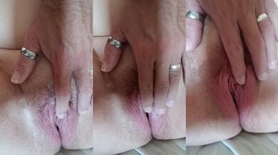 Je caresse doucement le clitoris de Madame et elle aime ça....