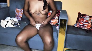 Hot Latina Big Ass Gushes Hard In New Lingerie Solo